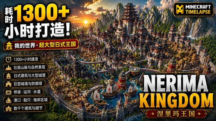 1300+小时打造！这可能是我做过最大的《我的世界》王国｜Nerima Kingdom