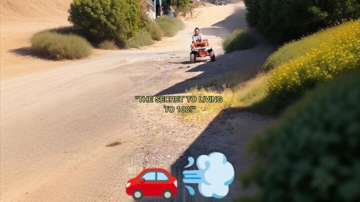 "THE SECRET TO LIVING TO 100!" 🚗💨This is how people stay full of energy at any age! 😂🚗💨