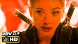 "Breaking Her Own Nose" BLACK WIDOW Scene (2021) Scarlett Johansson