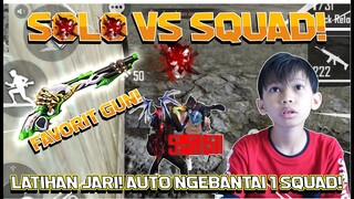 LATIHAN DULU COY! SOLO VS SQUAD MAKE FAVORIT GUN SG 2!! 1 SQUAD MAH SANTUYYY!