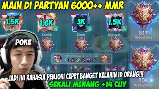 MABAR DGN PARTY MMR SLAYER LAGI, SEKALI MENANG + 14 CUY, JADI INI TRICK RAHASIA POINT CPT PENJOKI