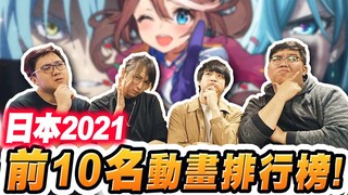 2021前10动画猜谜！鬼灭之刃完全没上榜？竟然有这一部作品？ ！ ｜2021前10动漫猜谜【黑羽 OTK双螺旋宅特工 杆子 Drumstick】