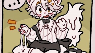 通过魔法袜子变身成为猫咪#胶兽#漫画推荐