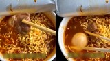 Seorang gadis Taiwan memperkenalkan mie instan Taiwan kepada netizen daratan: ada potongan daging sa