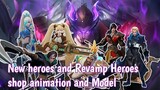 New heroes and Revamped Heroes Shop animation and Model in Mobile Legends 2020