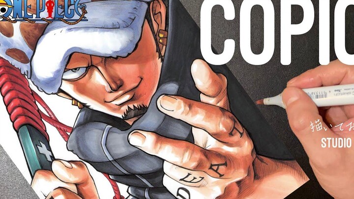 Trafalger Law | copic | Anime Drawing