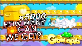 BREAKING 5000 GOLDEN BOOTY IN GROWTOPIA!! VALENTINE WEEK 2021 | Growtopia