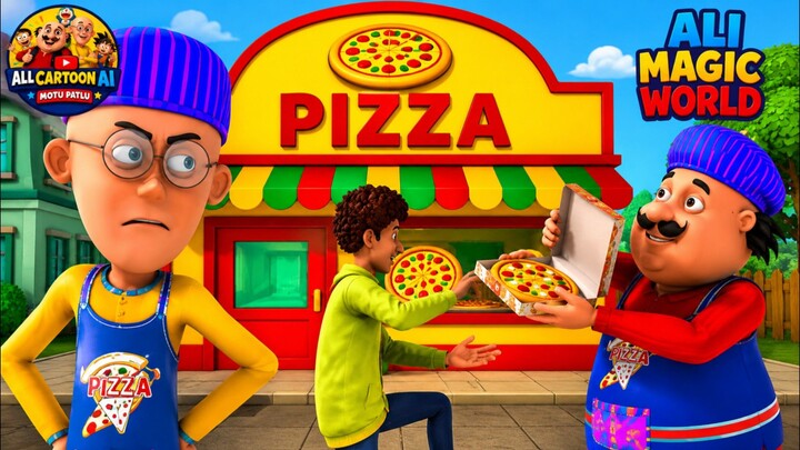Motu Patlu की Pizza Shop के Kids दीवाने हो गए | Motu Patlu | Ali Magic World