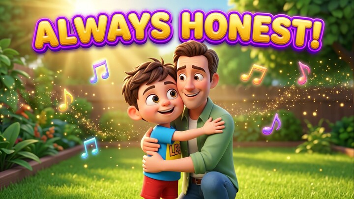 Honesty Song for Kids 😇 Truth Always Wins Habit | Nursery Rhymes