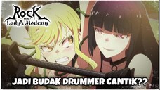 [FANDUB INDO] Jadi Budak Drummer Cantik?? Ngeband Agak Laen 🫣 (Rock is Lady's Modesty Episode 1)