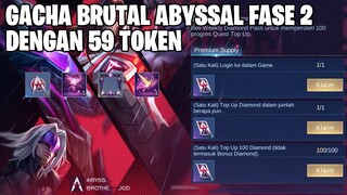 GACHA BRUTAL ABYSSAL WINGS RONDE 2 PAKAI 59 TOKEN - BISA DAPAT SKIN NYA LANGSUNG?