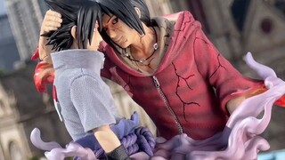 A gift was sold for 800+? Liufeng Studio's "Naruto Shippuden" Uchiha Sasuke x Uchiha Itachi gk statu