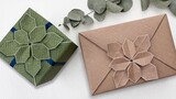Gift wrapping tutorial + two-layer origami flower tutorial (Shuzo Fujimoto) | Seven Swordfish