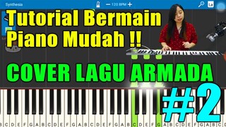 Tutorial Cover Piano Asal Kau Bahagia (Armada) FREE Chord - Easy - Belajar Piano Synthesia - Ep#2