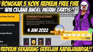 BONGKAR 5 KODE REDEEM‼️KODE REDEEM FREEFIRE TERBARU 4 JUNI 2022 - RESMI DARI GARENA