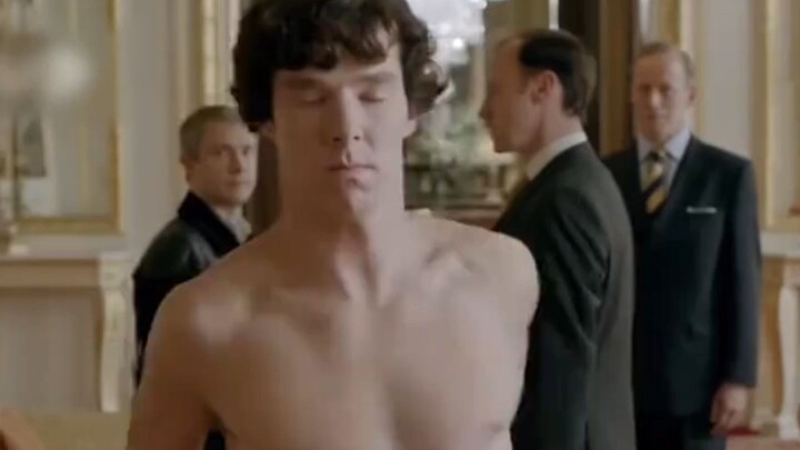 The detective is in great shape—he can fall asleep as soon as he lies down!