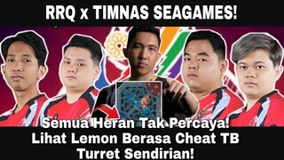 RRQ x TIMNAS SEAGAMES MLBB! Semua Heran Tak Percaya! Lihat Lemon Berasa Pake Cheat TB Turret Sendiri