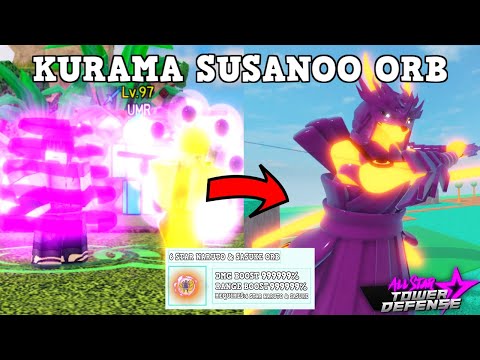 NEW 6 STAR NARUTO & SASUKE ORB MAKES SUSANOO KURAMA BEST UNIT 8M