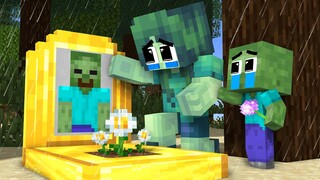 Monster School : Baby Zombie Has No Father But they're GHOSTS?! - Minecraft Animation