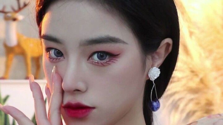 Put on your headphones, turn up the volume, and give this performance a "high-society skincare" trea