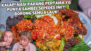 KALAP! NASI PADANG PERTAMA YG PUNYA SAMBAL SETAN & SEMUA LAUK PEDES! LAUK TUMPAH2