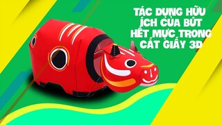 Trọng Nguyên | Tác dụng hữu ích của bút hết mực trong cắt giấy 3D