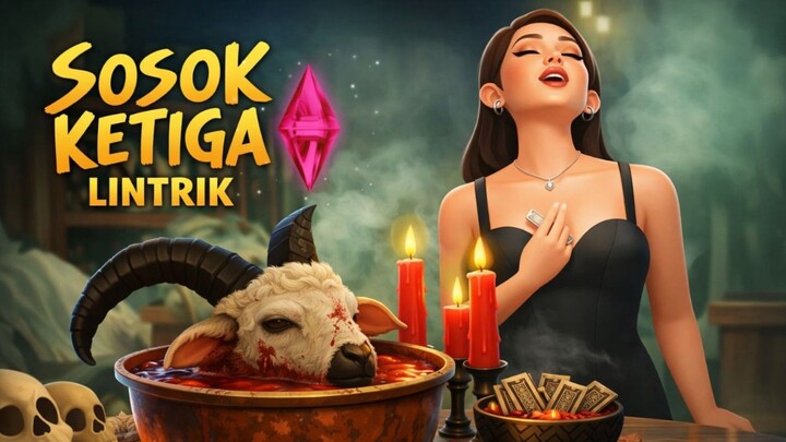 SOSOK KETIGA LINTRIK • NAURA MULAI MELAKUKAN RITUAL 😱 | [PARODI] THE SIMS