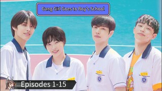 Kdrama🇰🇷❤️Teens story girl goes to boys school for completing her mission🥸❤️[episodes 1-15]