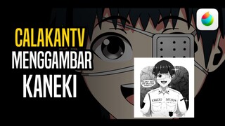 Pekerjaan Sampingan Kaneki dari Anime Tokyo Ghoul (SpeedArt)