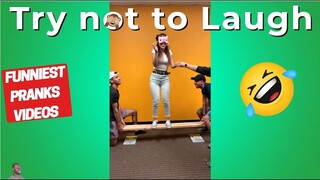 Try not to laugh | Funny jump scare pranks #38