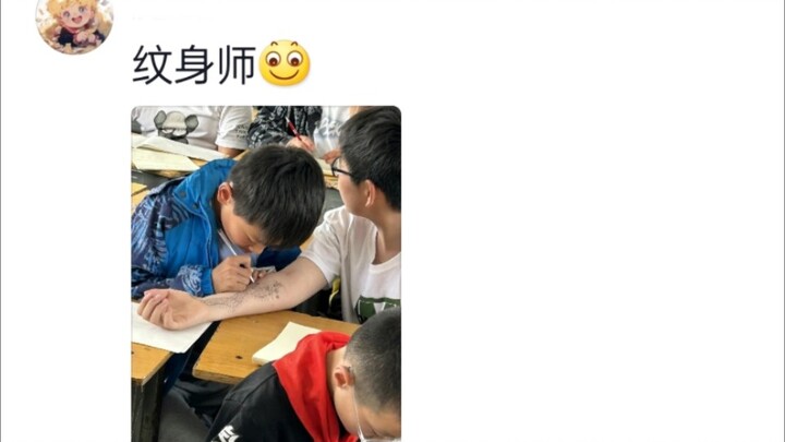 Học sinh lên lớp ngoài việc không đọc sách ra, cái gì cũng thích làm!