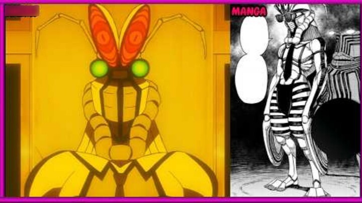 The Daredevil ตอนที่ 9 การเปรียบเทียบตัวละครและฉากระหว่างแอนิเมชั่นและการ์ตูน Supernatural Armed Dan