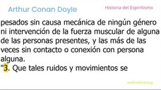 Arthur Conan Doyle - Historia del Espiritismo 3/5