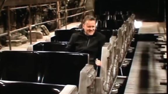 Dude gets pulled into the abyss in a Rollercoaster ride #rollercoaster #disney #scary