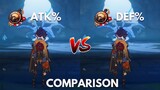 ATK% vs DEF% SANDS! BEST Build for CHIORI? [Genshin Impact]