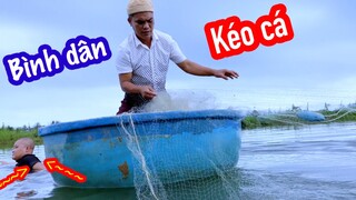 Kéo Lưới Bắt Cá Làm Món Ăn Đơn Giản Ở Quê - Ẩm Thực Hài Hước | Son Duoc Vlogs