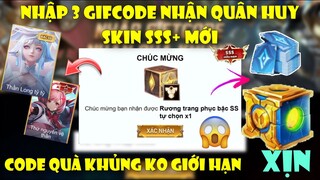 Liên Quân | Nhập 3 CODE Nhận Quà Quân Huy Free Và Trang Phục Cực Hiếm Miễn Phí Ko Giới Hạn