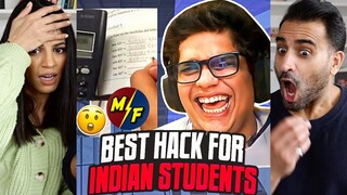 SECRET HACKS FOR INDIAN STUDENTS | TANMAY BHAT | REACTION!!