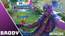 Brody Stun Brody Legendary No Deaths | Mobile Legends