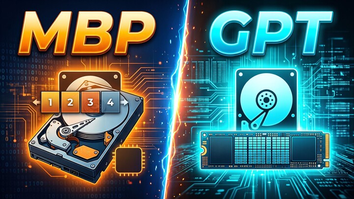الفرق بين أنظمة MBR و GPT وأيهما أفضل لجهازك ؟