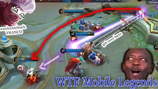 WTF Mobile Legends Funny Moments | #welcomebackFRANCO! 300IQ Gameplay