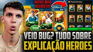 UAU🤩🔥 TUDO SOBRE O NOVO EVENTO HEROES! EXPLICAÇÃO, BUGS, DICAS E MAIS😱 FC MOBILE 24