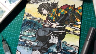 [Painting] Demon Slayer - Tomioka Giyuu