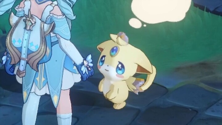 Tiểu Liêu chỉ biết đứng nhìn món ăn bị trộm mất 🥺