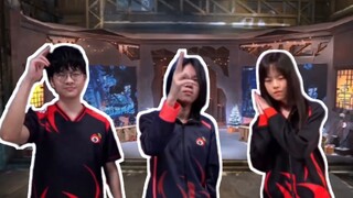 【桃｜回｜壳】三小只可爱手势舞