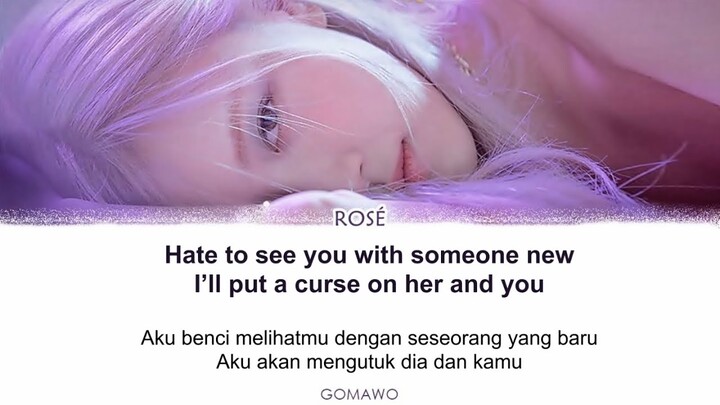 ROSÉ - Gone LYRICS/INDO SUB by GOMAWO