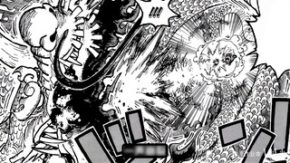 One Piece Chapter 1042 Complete Commentary: The King of the Ape Gun vs Roaring Thunder Gossip! Monster Showdown on the Peak of Onishima! Who is the winner of the death battle beyond the limit?