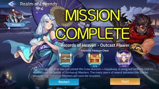 Records of Heaven - Outcast Flower (Realm of Legends Chapter) Mobile Legends: Adventure Walkthrough