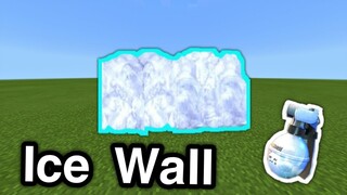 สอนทำ! Ice Wall แบบฟีฟาย!! ในมายคราฟ | Minecraft PE