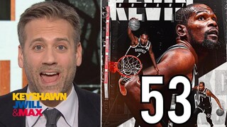 Max Kellerman shocked Kevin Durant scores 53, Nets edge Knicks 110-107 as Kyrie Irving watches